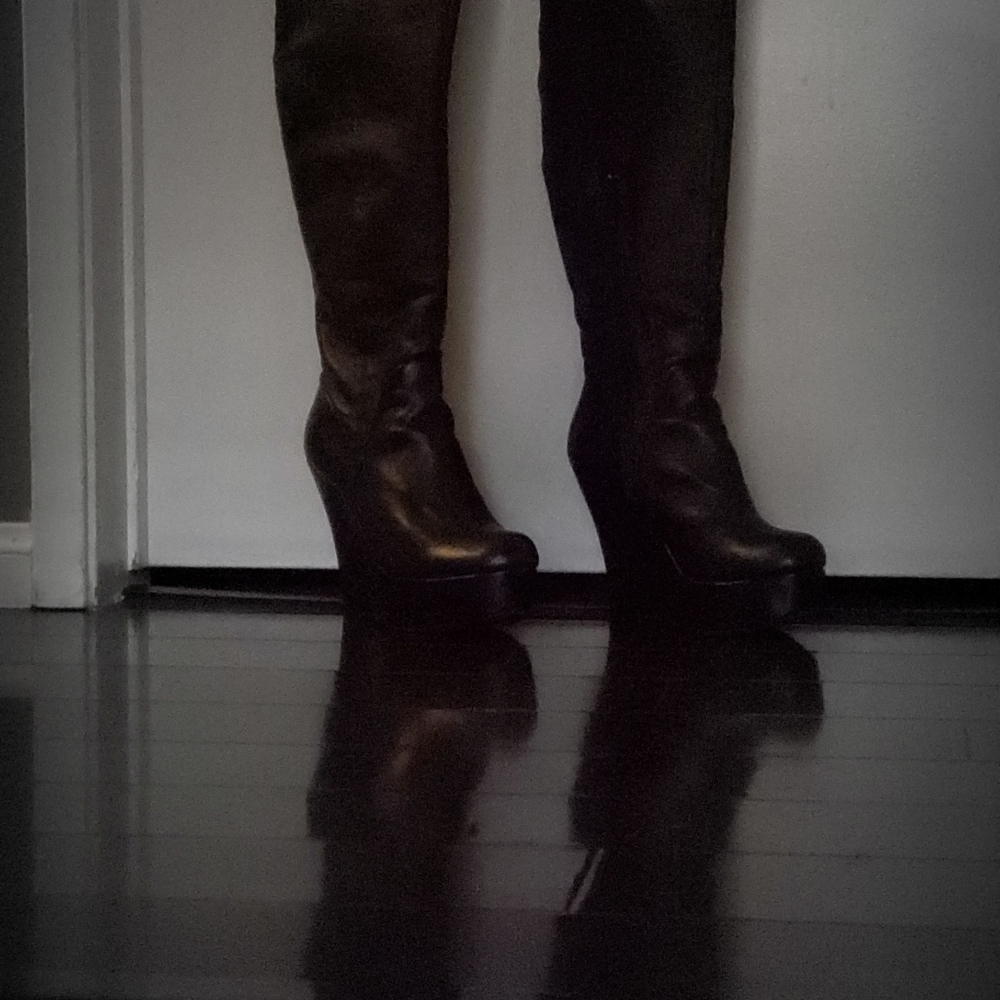 ALDO Black leather boots